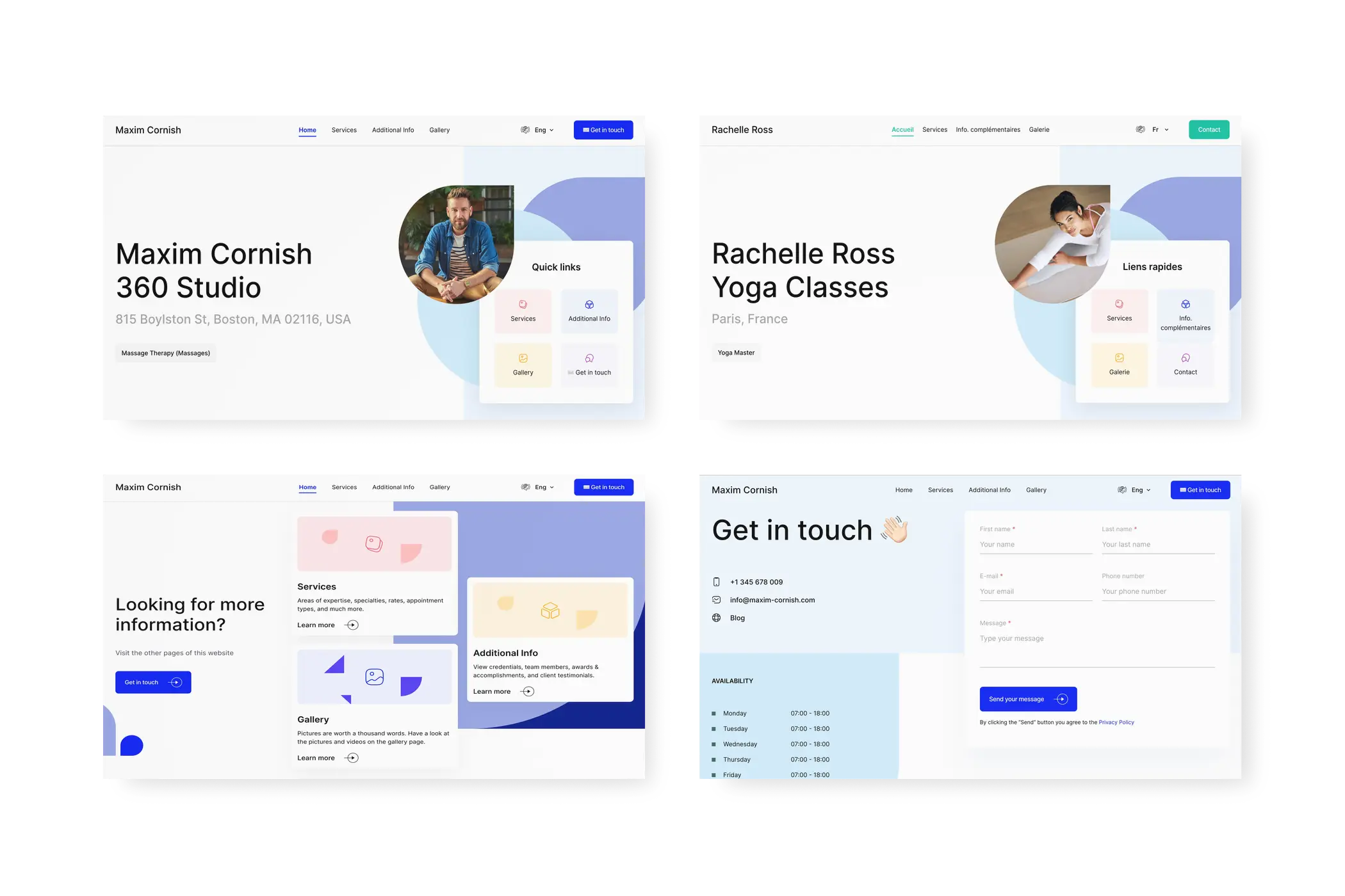Vibrant & Colorful Website Template for Small Businesses 1 Create a website and showcase your business in a visually appealing and engaging way