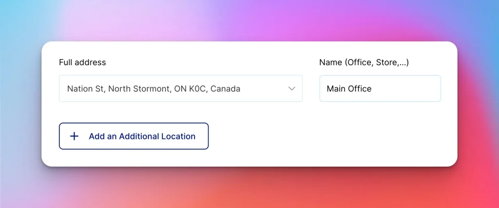 webfolio site creation company address location