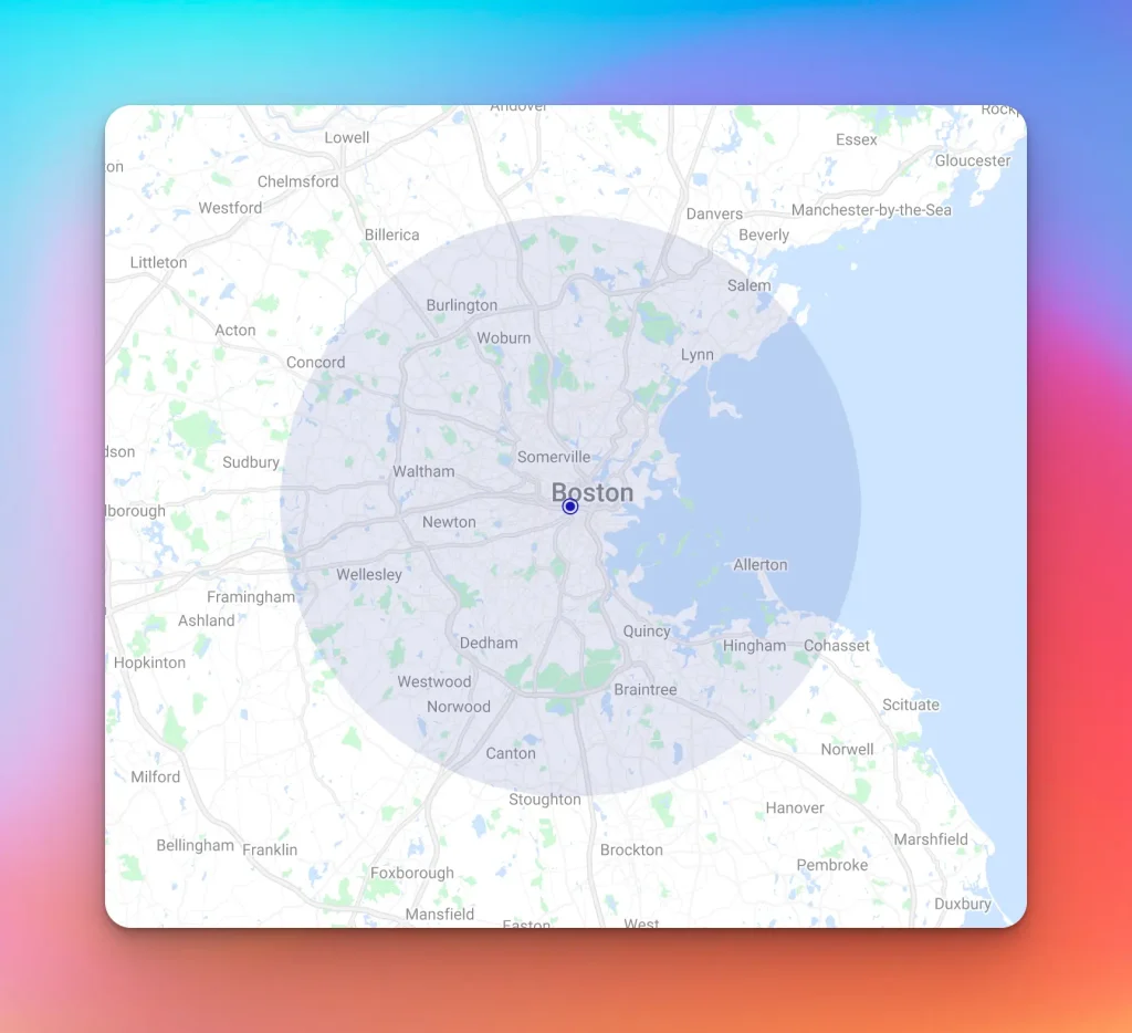 webfolio site creation google map